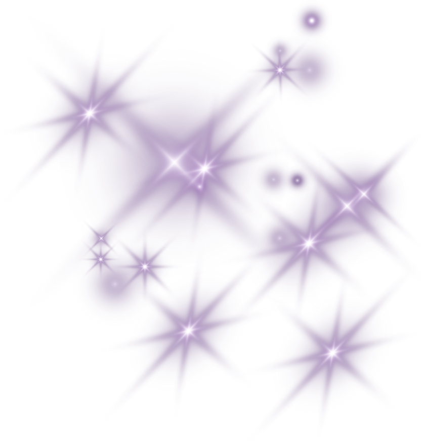 purple shiny stars